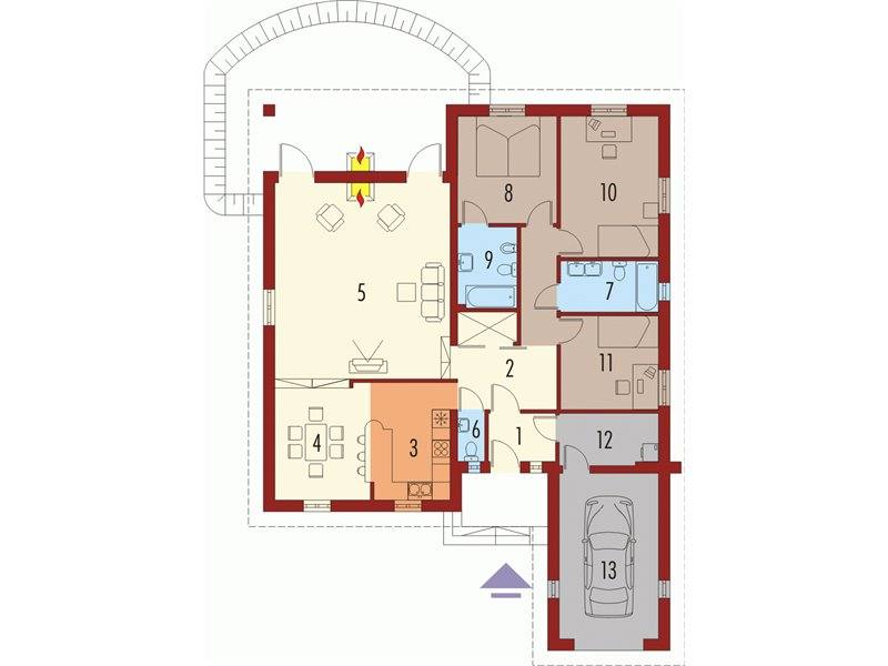 houses with 3 bedrooms and 3 bathrooms