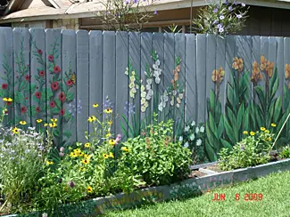 advice and ideas for painting your fence