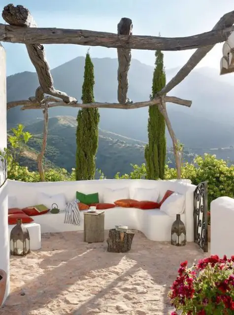 Mediterranean terrace design ideas