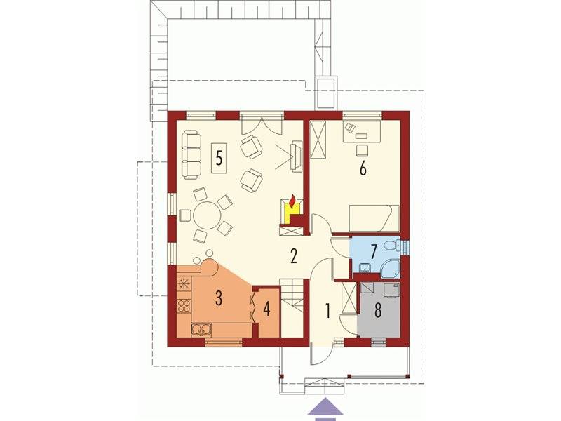 colorful house plans