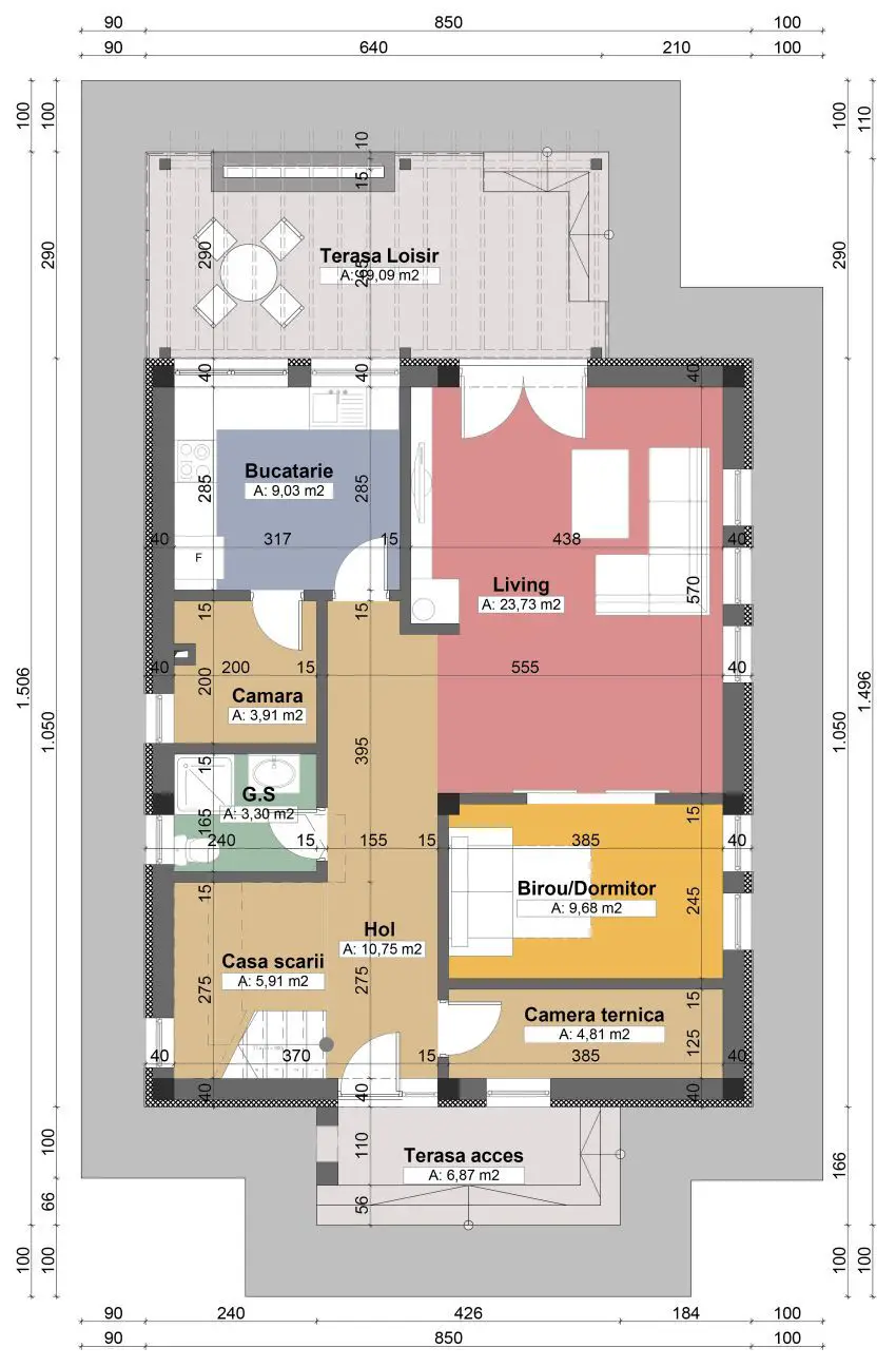 Home Plans Under 150 Square Meters
