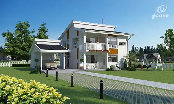Absolut mână puls  Proiecte de case cu etaj: trei modele frumoase