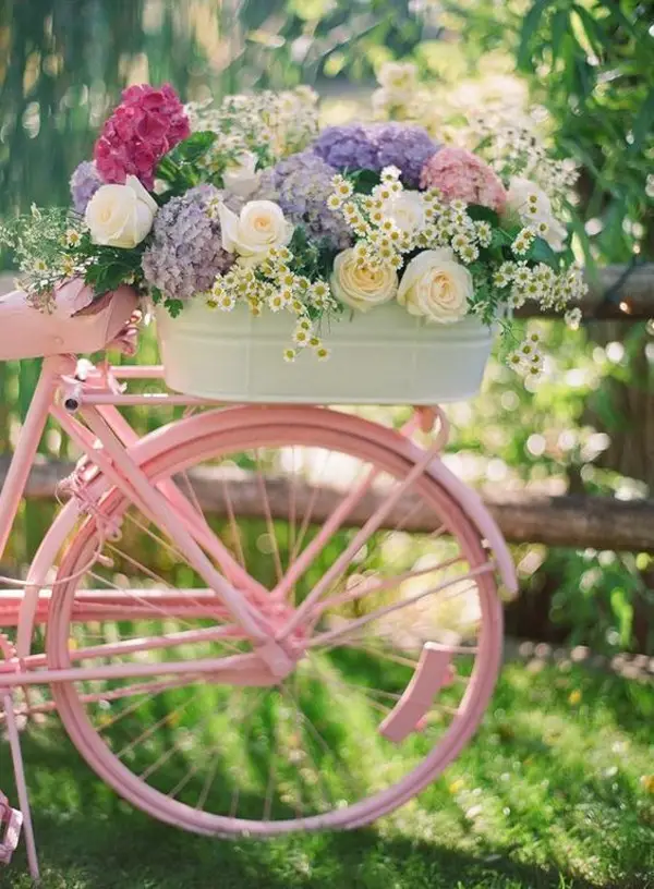 President price Seasoning Cum transformi o bicicleta intr-un ghiveci cu flori - pentru o gradina cu  personalitate