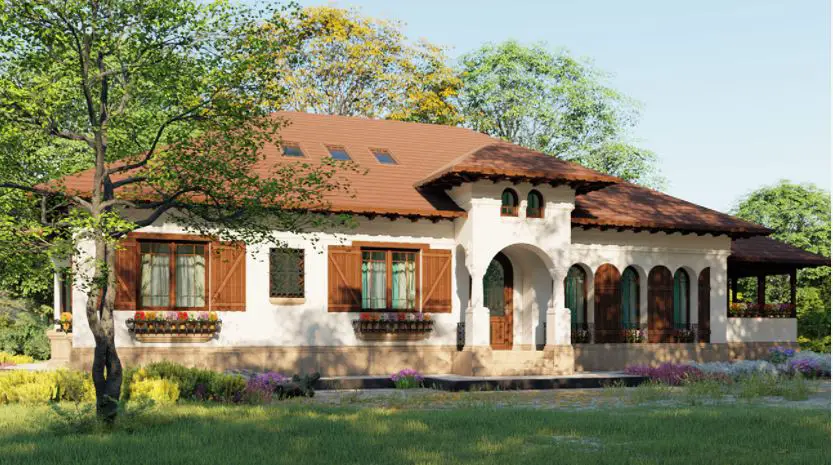 Casa pasiva in stil neoromanesc