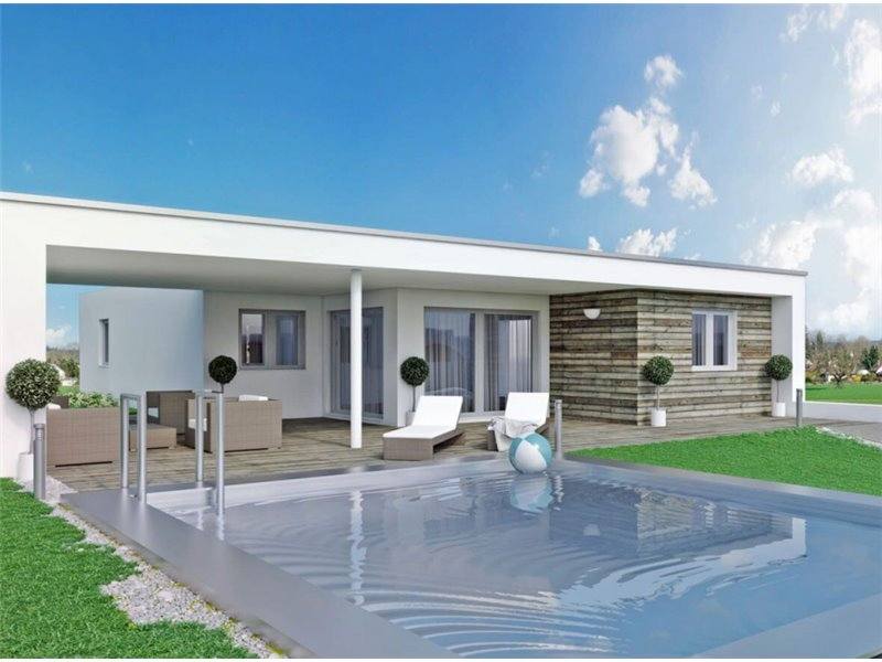 modele de case cu piscină mică casă modernă